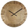 Zane Wall Clock - Round - Gold - Aluminium