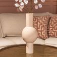Novee Vase - Tapioca - Metal