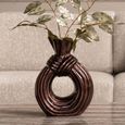 Suen Vase - Dark Brown - Aluminium