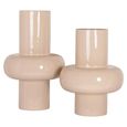 Benice Vase - Tapioca - Small - Metal