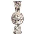 Florry Vase - Black and White - Metal