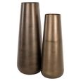 Kenza Vase - Antique Brass - Large - Aluminium