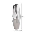 Vase - Abstract - Champagne Metal