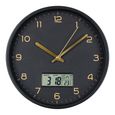 Amiens Wall Clock - Round - Black
