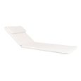 Andorra Sun Lounger Cushion - White