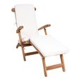 Arrecife Garden Deck Chair - Large - Natural - Teak Wood