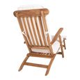 Arrecife Garden Deck Chair - Large - Natural - Teak Wood