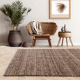 Boho Abbu Rug - Tawny Brown Boucle - Sizes Available