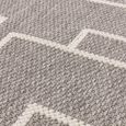 Boho Camber Track Rug - Grey - 80cm x 150cm