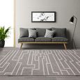 Boho Camber Track Rug - Grey - 80cm x 150cm