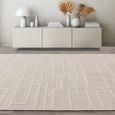 Boho Camber Track Rug - Ivory - 80cm x 150cm