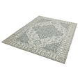 Classic Heritage Bronte Rug - Silver Grey Persian Medallion - Sizes Available