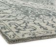 Classic Heritage Bronte Rug - Silver Grey Persian Medallion - Sizes Available