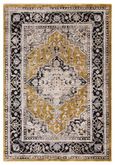 Classic Heritage Sovereign Medallion Rug - Gold - 120cm x 166cm