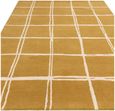 Contemporary Design Albany Rug - Gold - Grid - Sizes Available