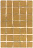 Contemporary Design Albany Rug - Gold - Grid - Sizes Available