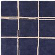 Contemporary Design Albany Rug - Marine Grid - Sizes Available
