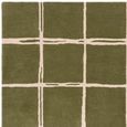 Contemporary Design Albany Rug - Olive Grid - Sizes Available