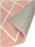 Contemporary Design Albany Rug - Pink - Diamond - Sizes Available