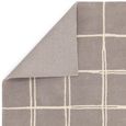 Contemporary Design Albany Rug - Silver Grid - Sizes Available