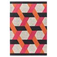 Contemporary Design Camden Rug - Orange - Sizes Available