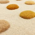 Contemporary Design Dotty Rug - Gold - Sizes Available