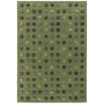 Contemporary Design Dotty Rug - Green - Sizes Available