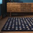 Contemporary Design Dotty Rug - Navy - Sizes Available