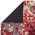 Contemporary Design Enigma Rug - Red - Sizes Available