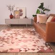 Contemporary Design Enigma Rug - Rose - Sizes Available