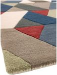 Contemporary Design Funk Rug - Chevron 01 - Multi Colour - 140cm x 200cm