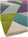 Contemporary Design Funk Rug - Chevron 02 - Blue Green - Sizes Available