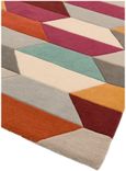 Contemporary Design Funk Rug - Honeycomb 03 - Bright Multi Colour - Sizes Available