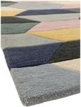 Contemporary Design Funk Rug - Honeycomb 04 - Pastel Multi Colour - Sizes Available