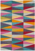 Contemporary Design Funk Rug - Triangles 08 - Multi Colour - Sizes Available