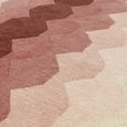 Contemporary Design Hive Rug - Pink - Sizes Available