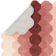 Contemporary Design Hive Rug - Pink - Sizes Available