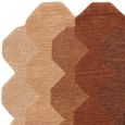 Contemporary Design Hive Rug - Rust - Sizes Available