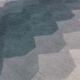 Contemporary Design Hive Rug - Teal - Sizes Available