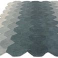Contemporary Design Hive Rug - Teal - Sizes Available
