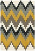 Contemporary Design Matrix Rug - Cuzzo 69 - Mustard - Sizes Available