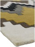 Contemporary Design Matrix Rug - Cuzzo 69 - Mustard - Sizes Available