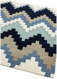 Contemporary Design Matrix Rug - Cuzzo 70 - Blue - 200cm x 300cm