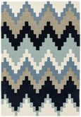 Contemporary Design Matrix Rug - Cuzzo 70 - Blue - 200cm x 300cm