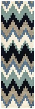 Contemporary Design Matrix Rug - Cuzzo 70 - Blue - 200cm x 300cm