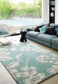 Contemporary Design Matrix Rug - Devore 12 - Blue - Sizes Available