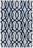Contemporary Design Matrix Rug - Wire 36 - Blue - Sizes Available