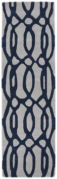 Contemporary Design Matrix Rug - Wire 36 - Blue - Sizes Available