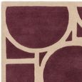 Contemporary Design Metro Rug - Plum - Sizes Available