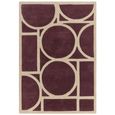 Contemporary Design Metro Rug - Plum - Sizes Available
